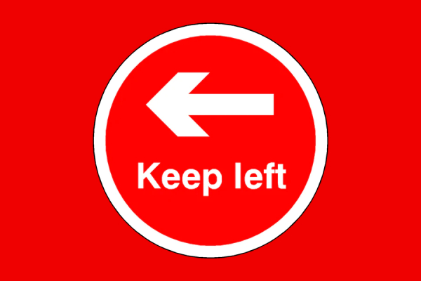 left arrow stickers