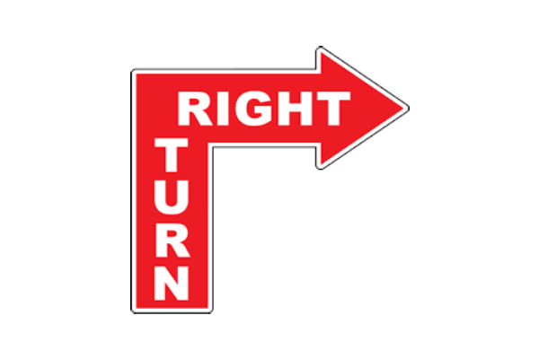 right turn